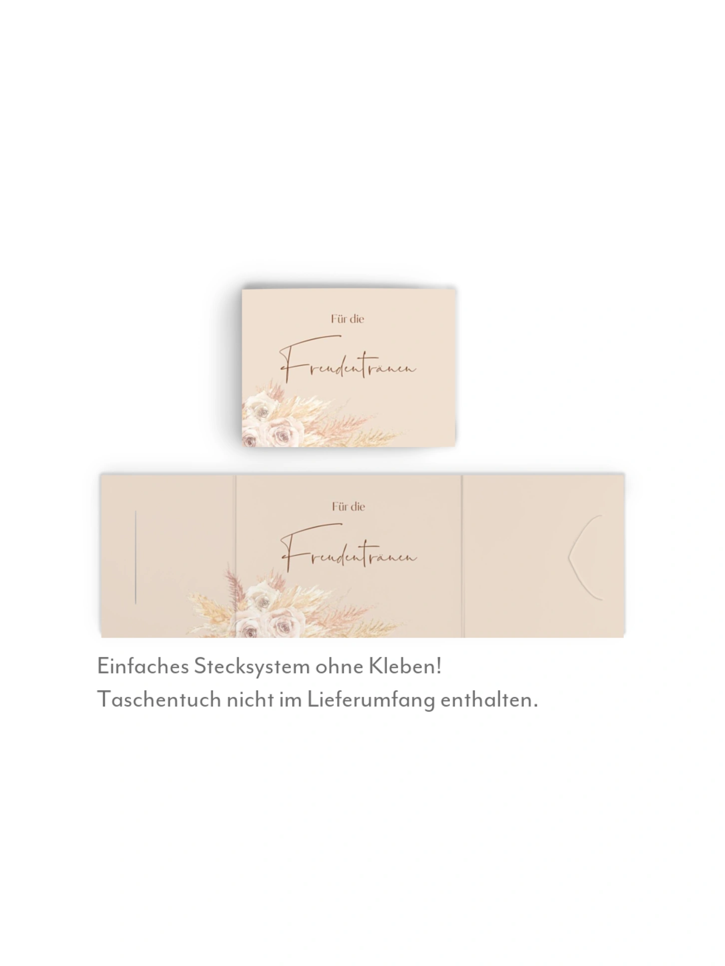 Freudentränen-Taschentücher Dreamy Pampas