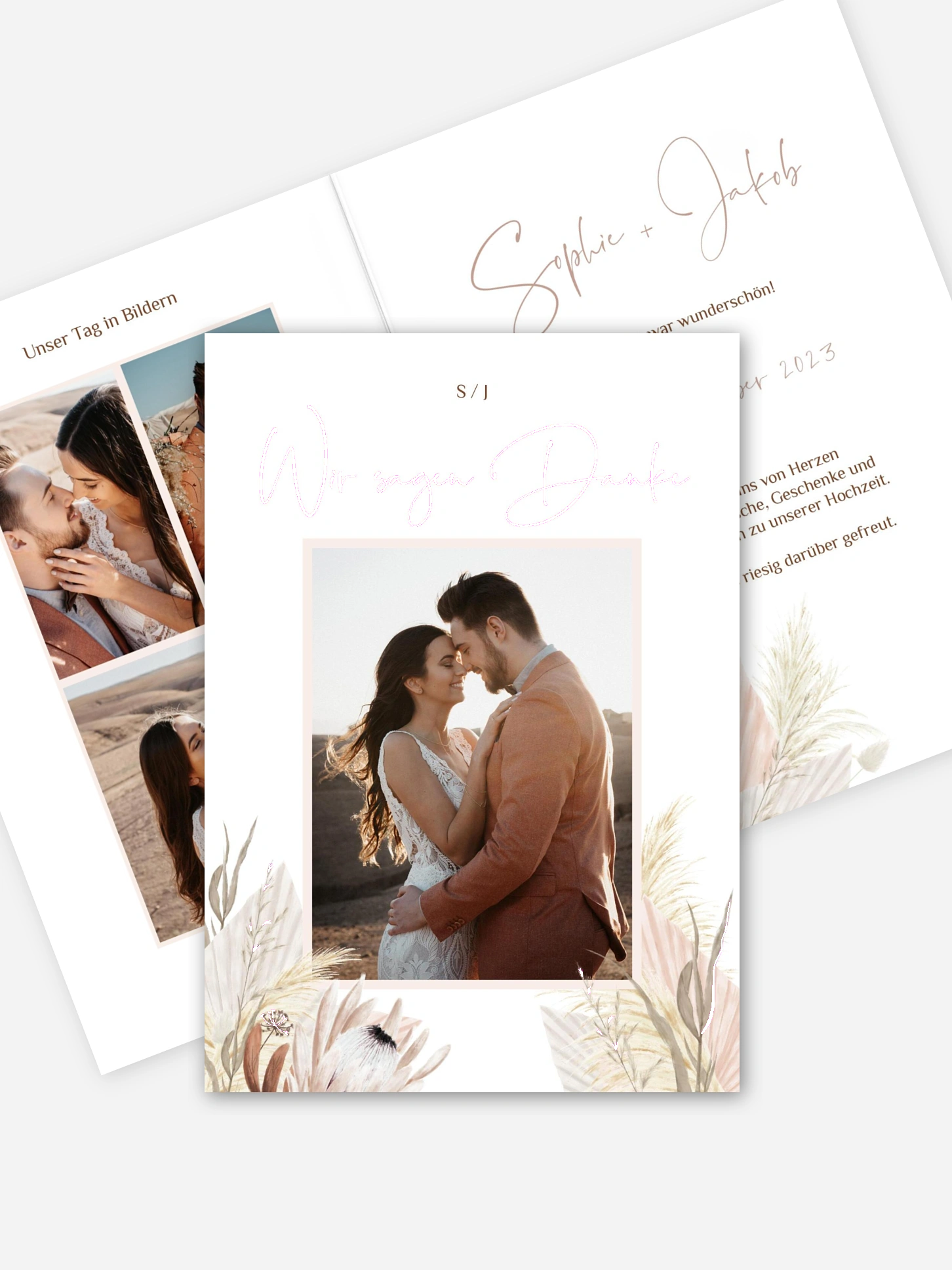 Dankeskarte Hochzeit Dreams of Cotton