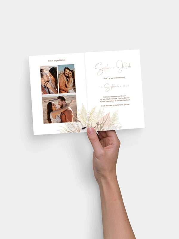 Dankeskarte Hochzeit Dreams of Cotton