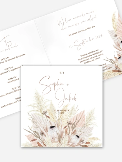 Hochzeitseinladung Dreams of Cotton