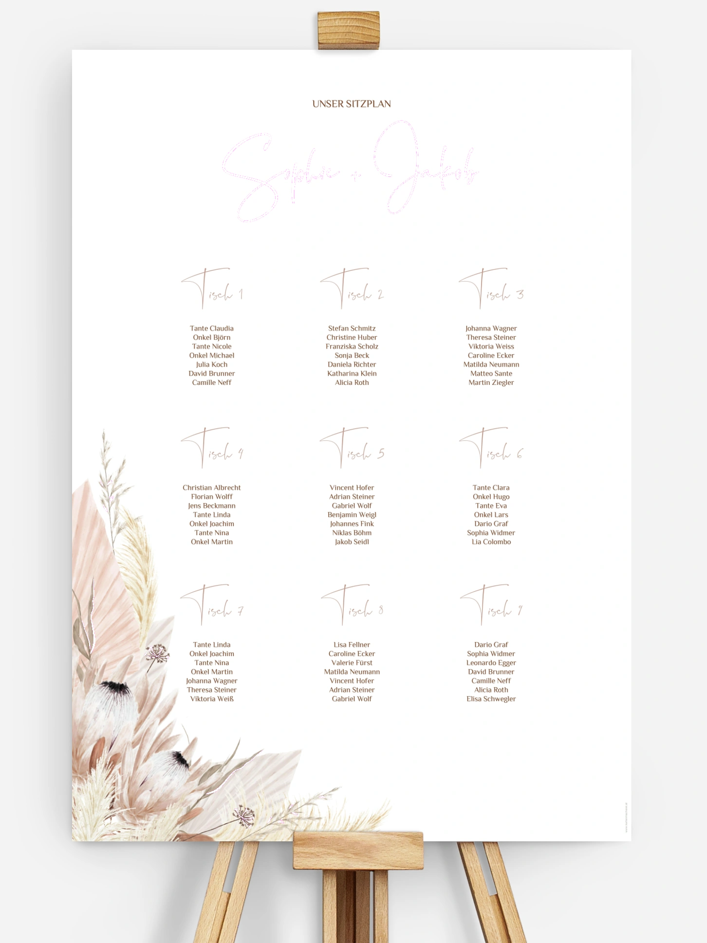 Sitzplan Plakat Dreams of Cotton