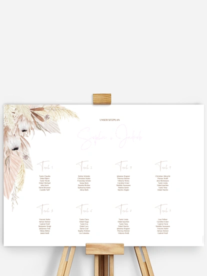 Sitzplan Plakat Dreams of Cotton