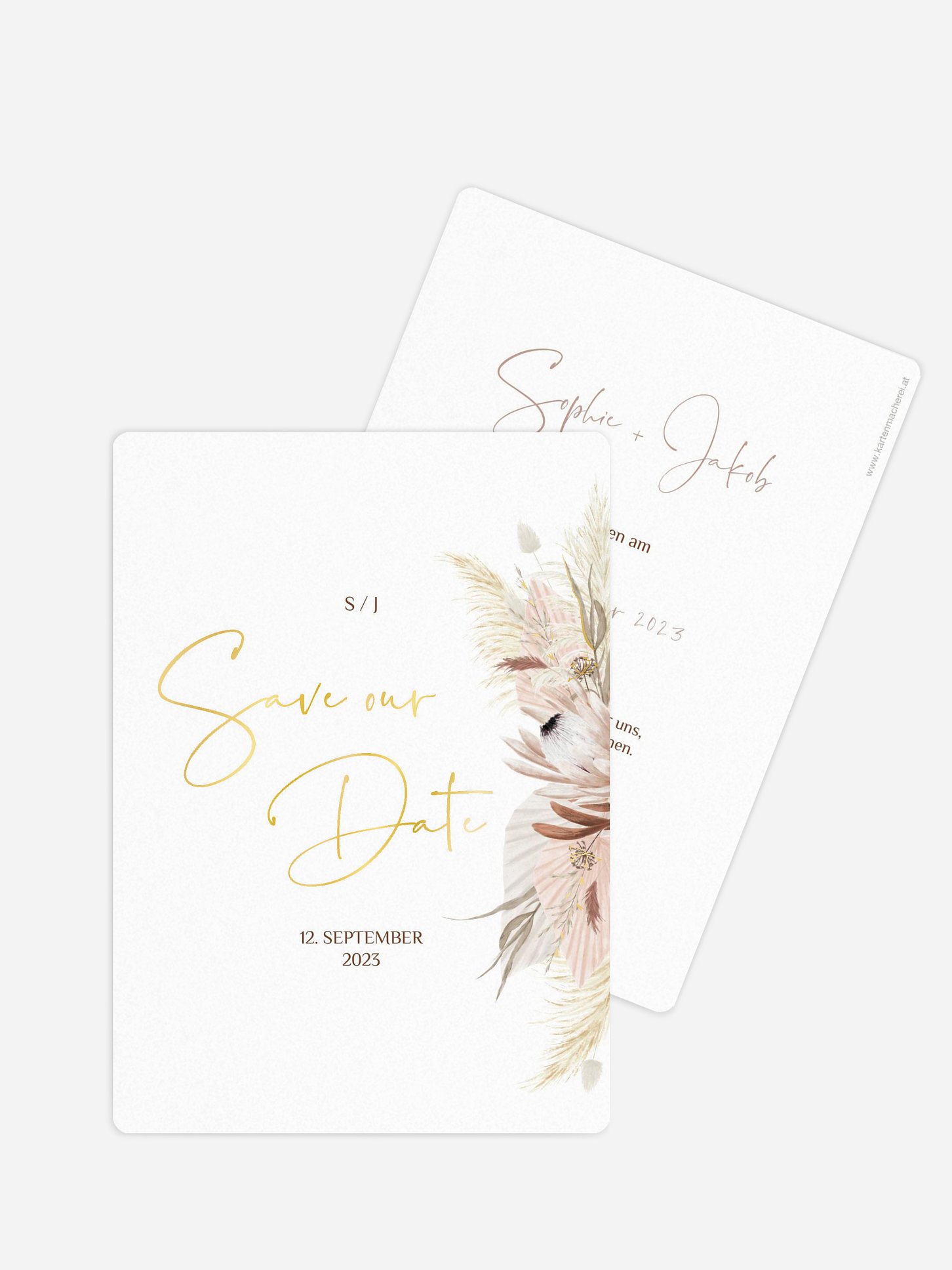 Save-the-Date Karte Dreams of Cotton