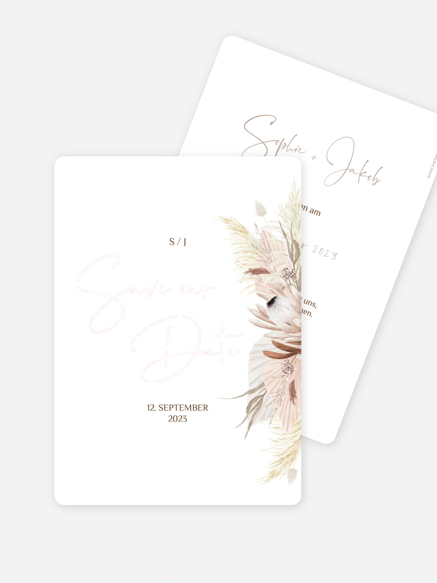 Save-the-Date Karte Dreams of Cotton