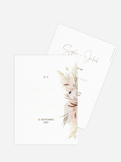 Save-the-Date Karte Dreams of Cotton