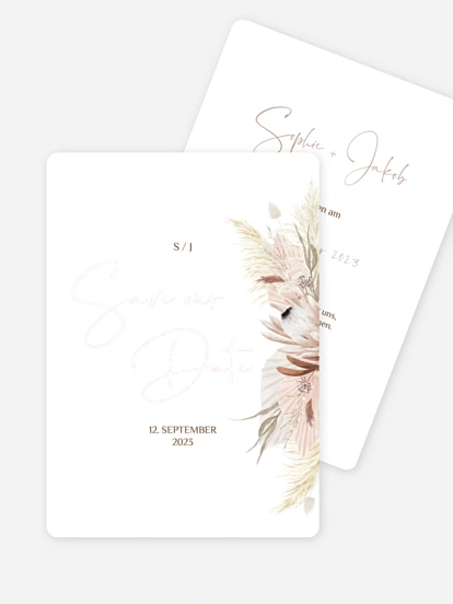 Save-the-Date Karte Dreams of Cotton