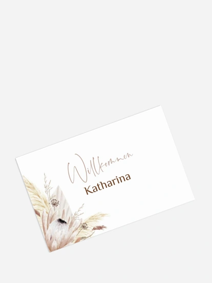 Tischkarte Hochzeit Dreams of Cotton