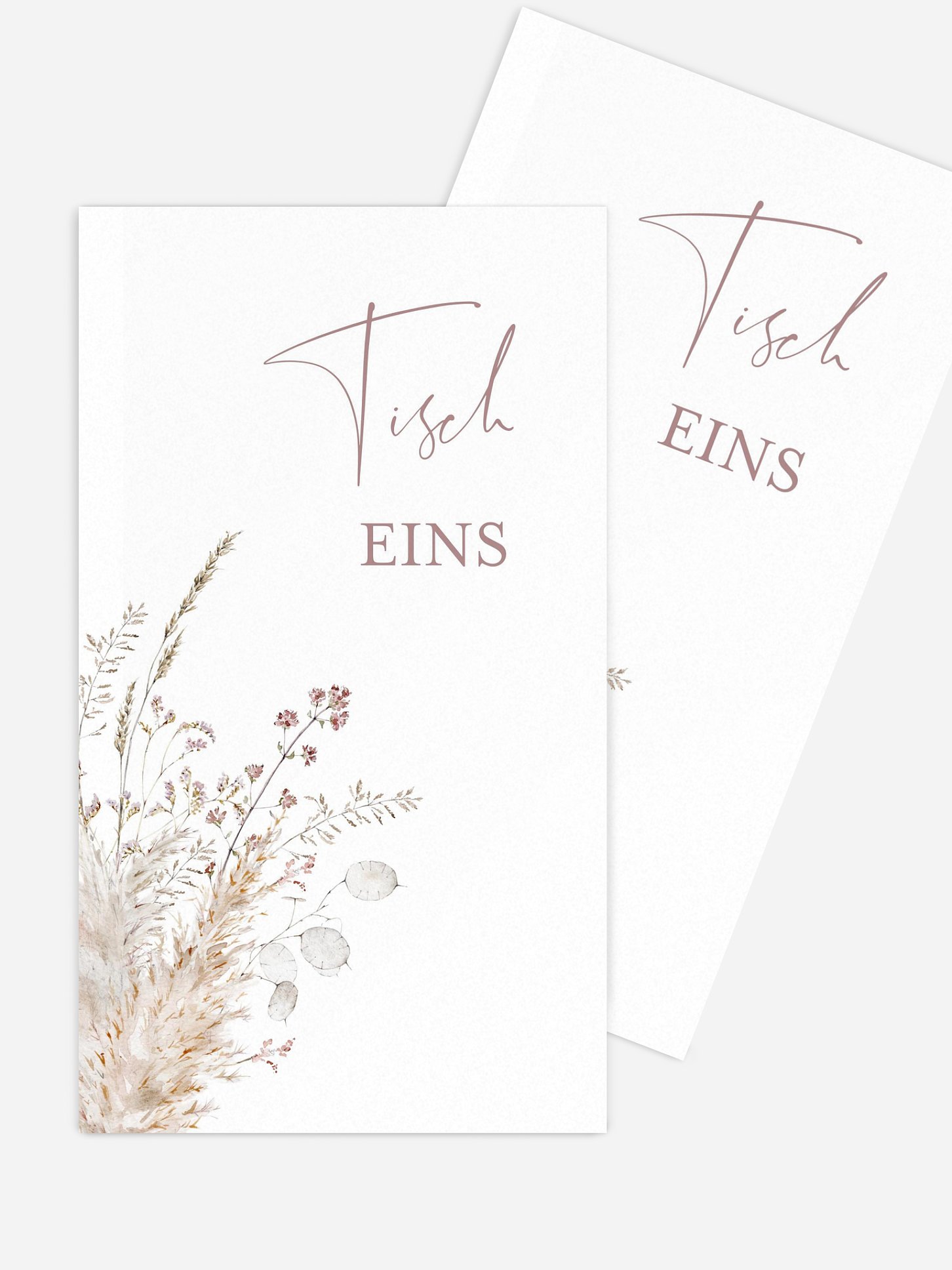 Tischnummer Soft Dried Bouquet
