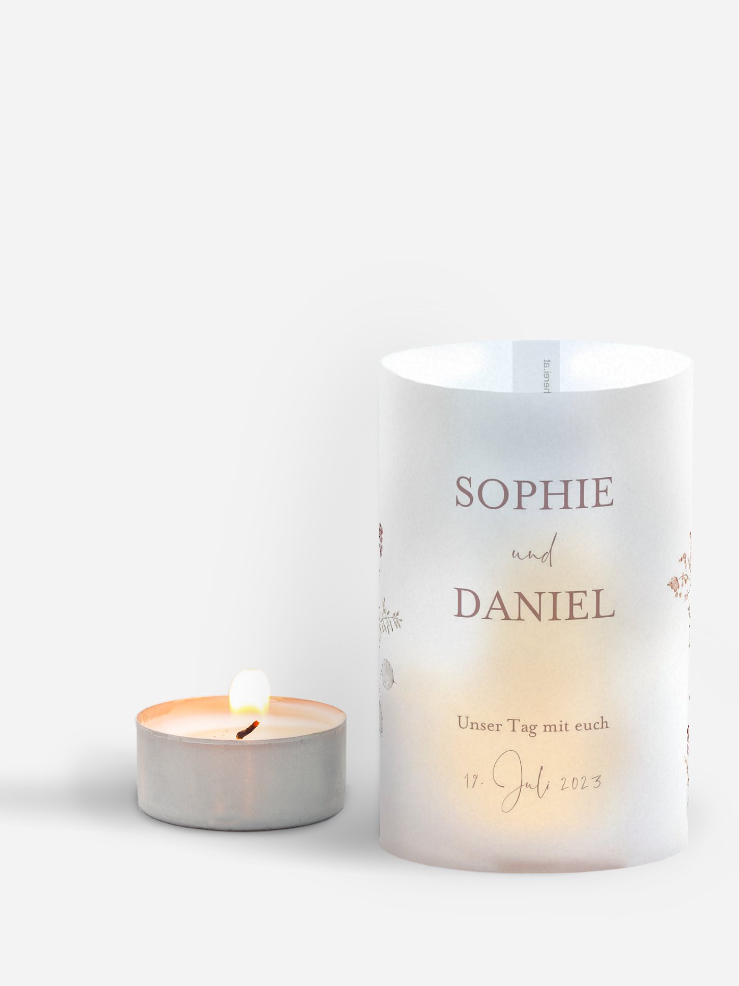 Windlichter Soft Dried Bouquet