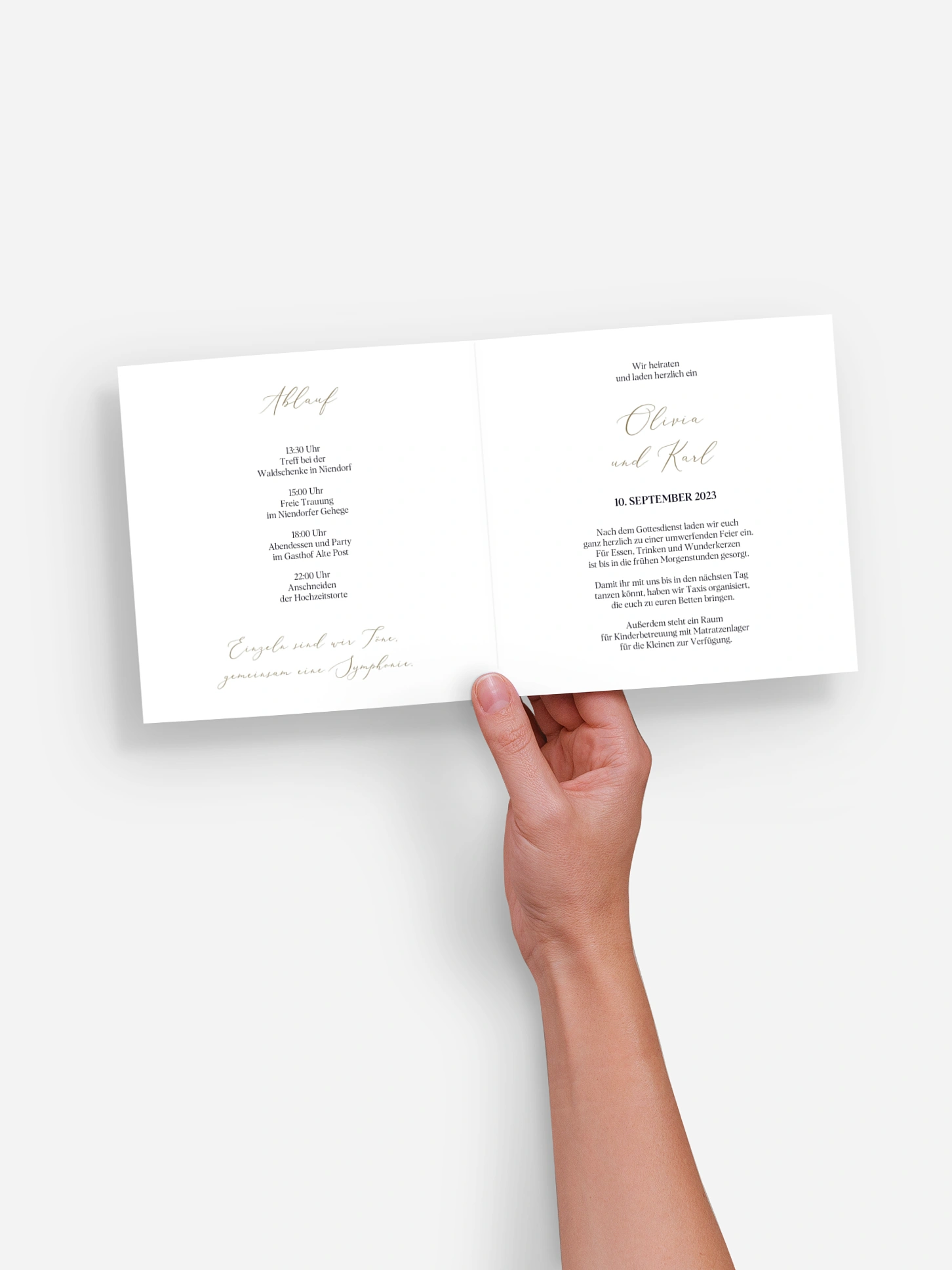 Hochzeitseinladung Twinkle Star