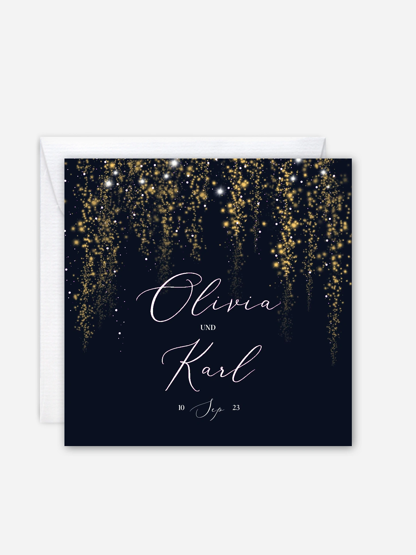 Hochzeitseinladung Twinkle Star