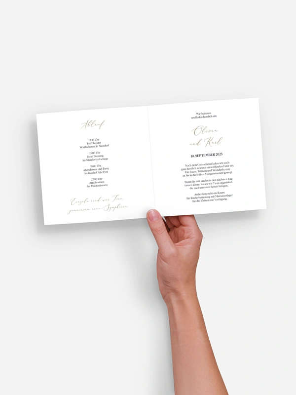 Hochzeitseinladung Twinkle Star