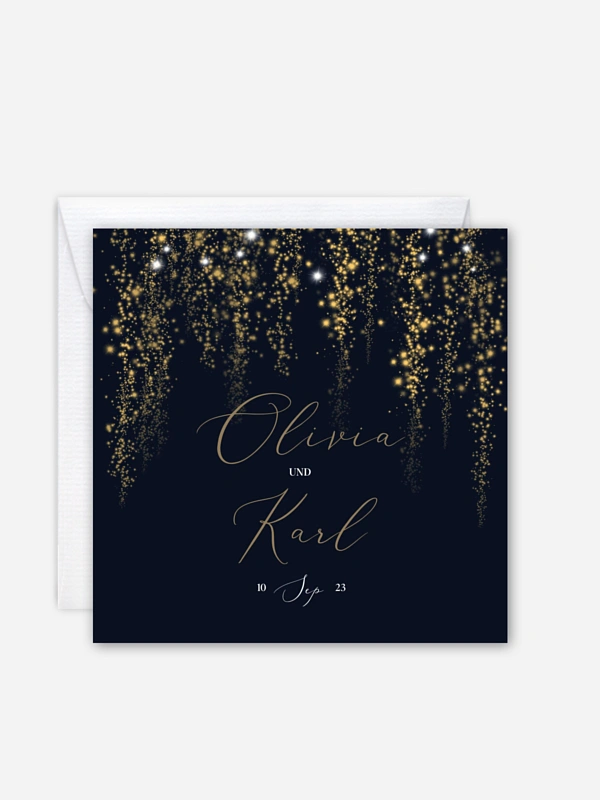 Hochzeitseinladung Twinkle Star