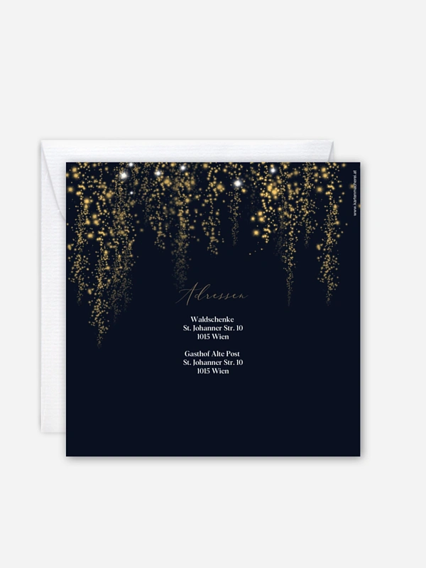 Hochzeitseinladung Twinkle Star