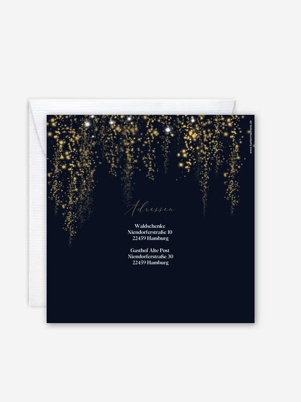 Hochzeitseinladung Twinkle Star