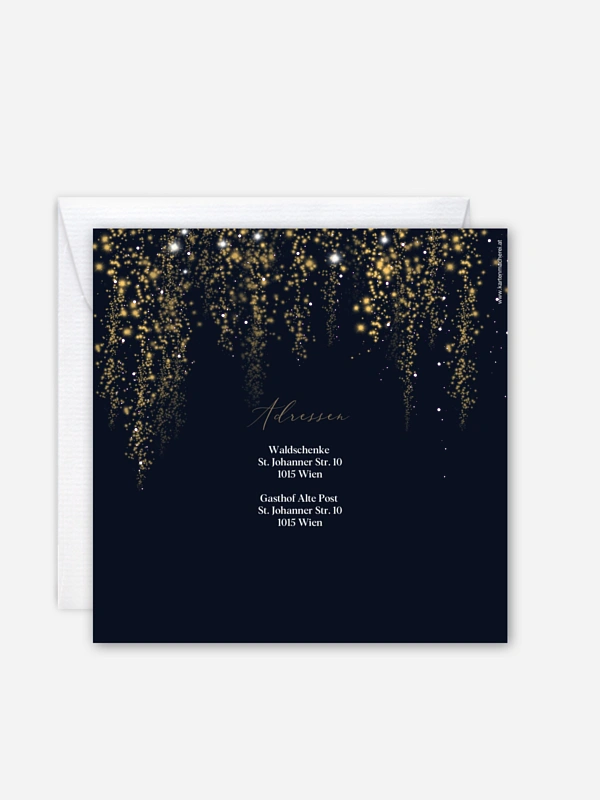 Hochzeitseinladung Twinkle Star