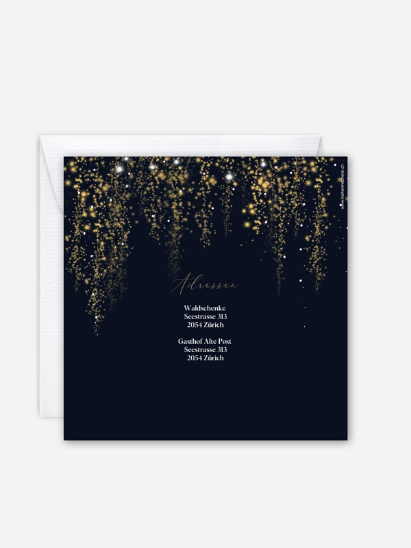 Hochzeitseinladung Twinkle Star