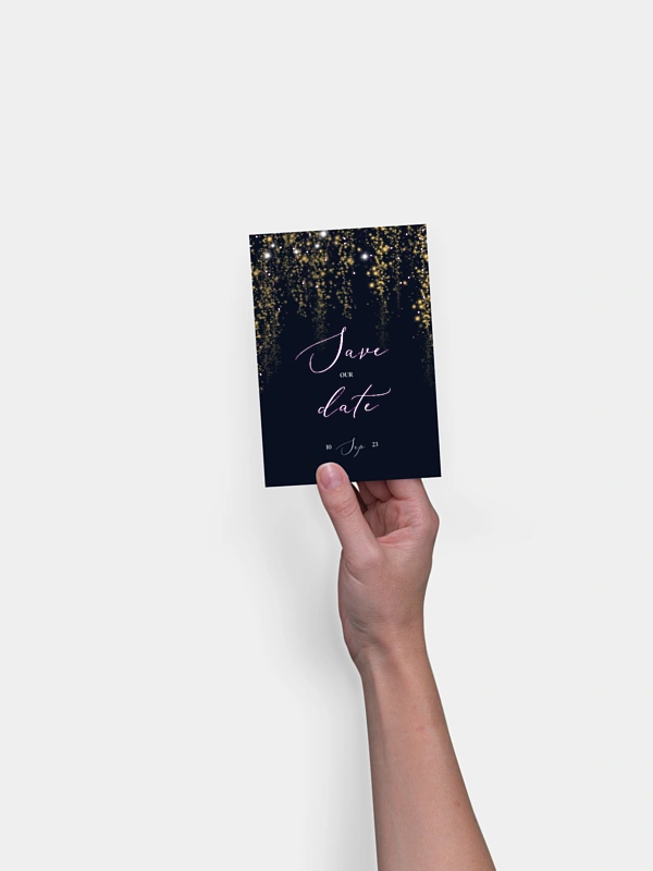 Save-the-Date Karte Twinkle Star