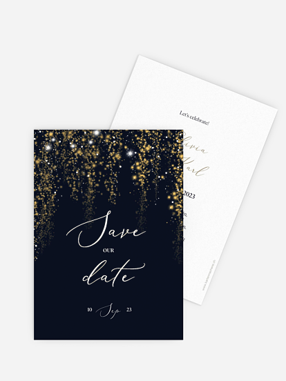 Save-the-Date Karte Twinkle Star