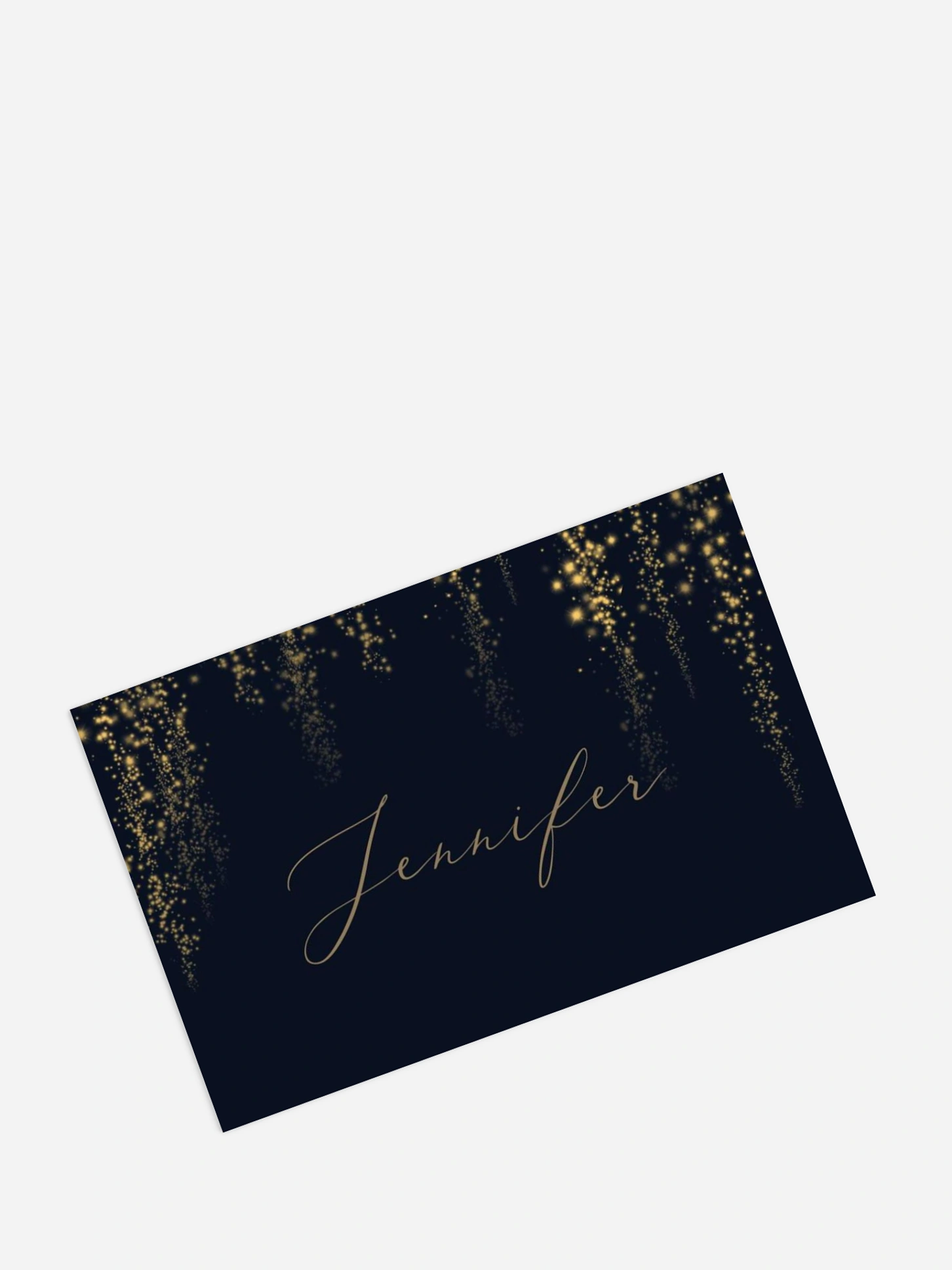 Tischkarte Hochzeit Twinkle Star