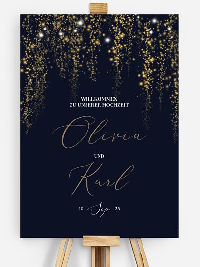 Willkommensschild Twinkle Star