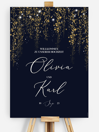 Willkommensschild Twinkle Star