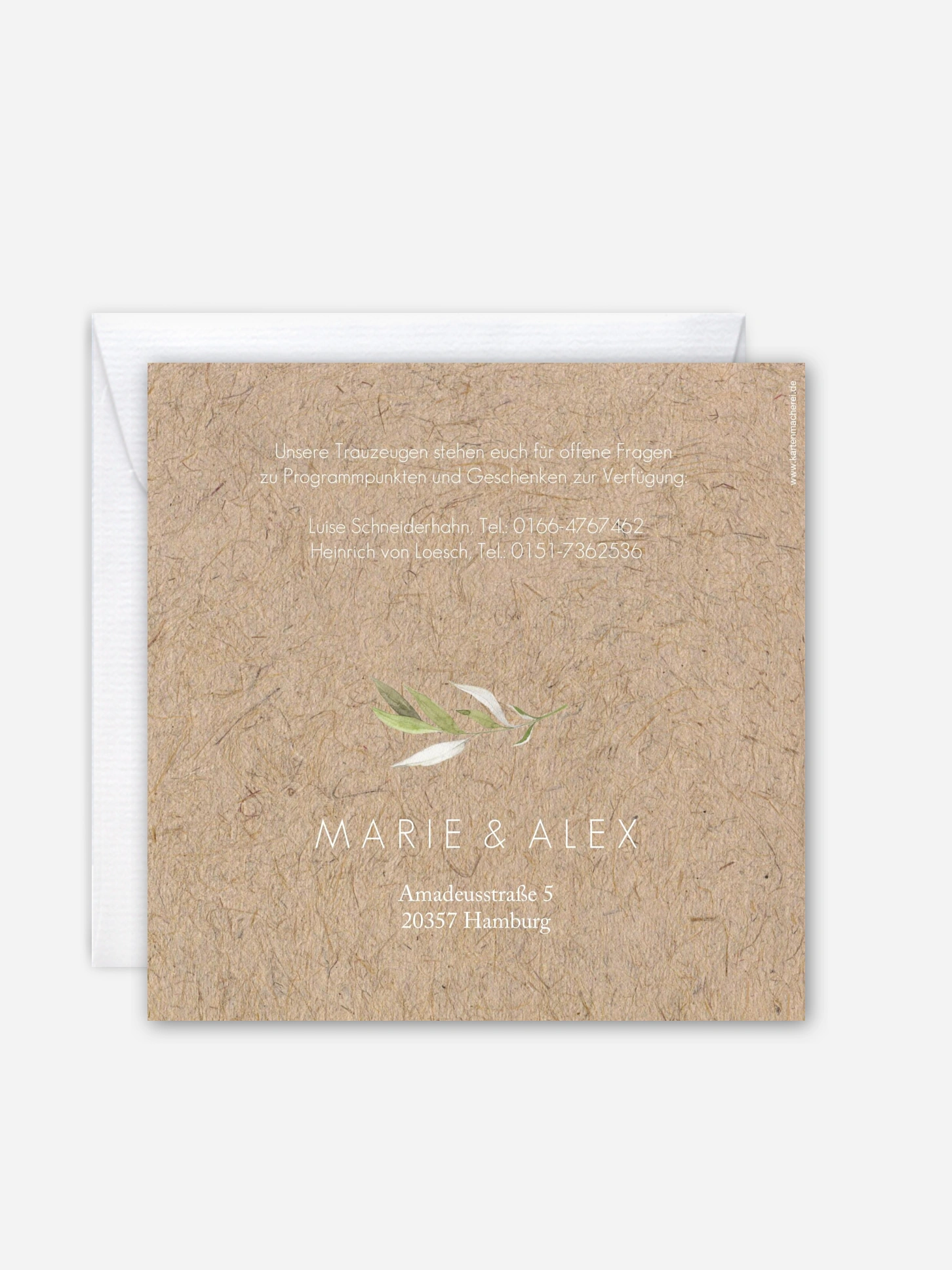 Hochzeitseinladung Rustic Italia
