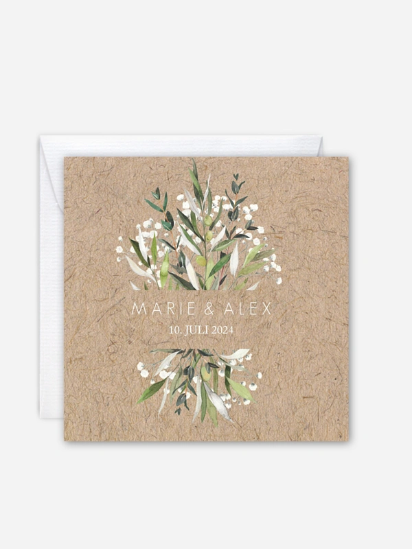 Hochzeitseinladung Rustic Italia