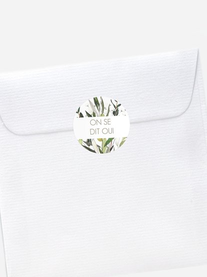 Stickers mariage Italia effet kraft