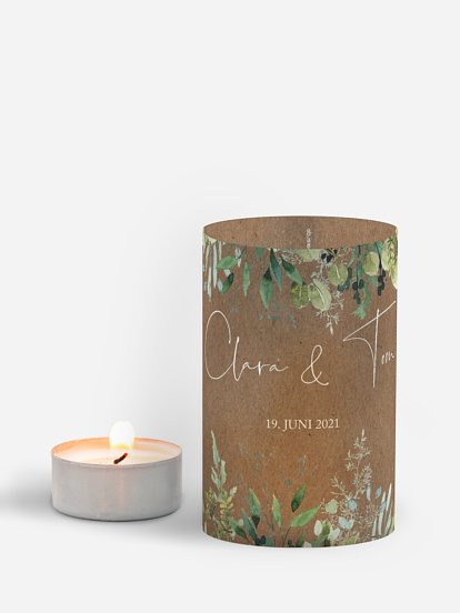 Windlichter Rustic Green Magic