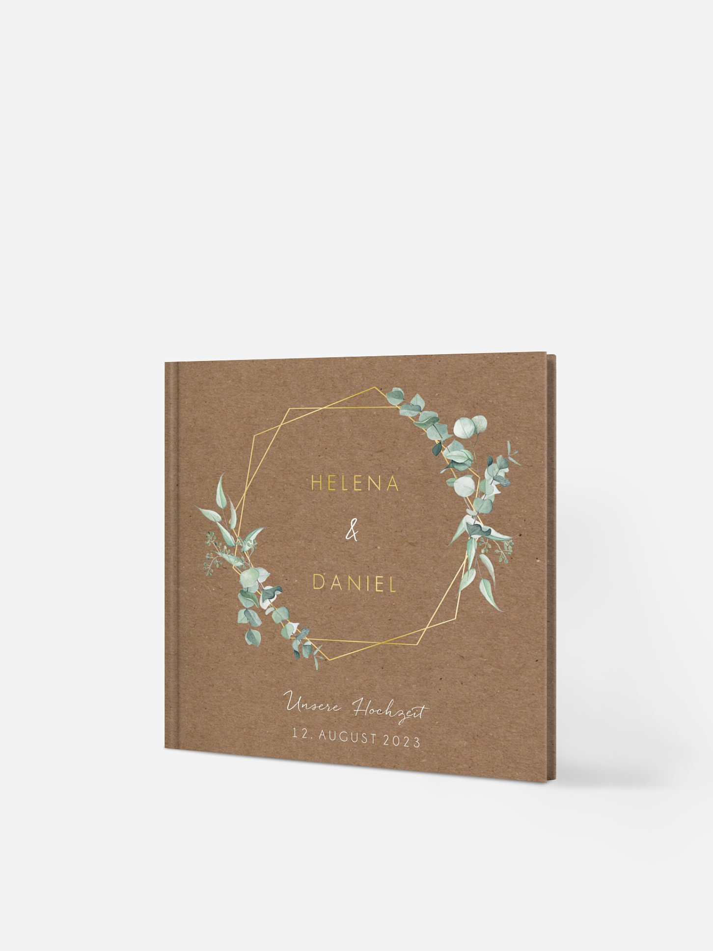 Gästebuch Rustic Soft Greenery