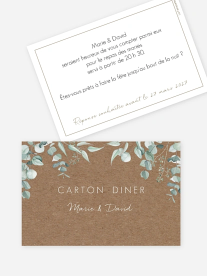 Soft greenery effet kraft Soft greenery effet kraft
