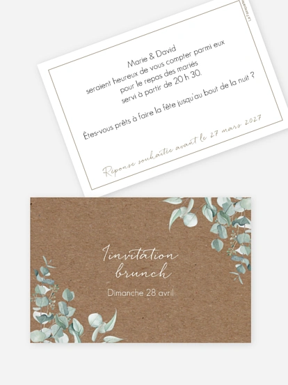 Soft greenery effet kraft Soft greenery effet kraft