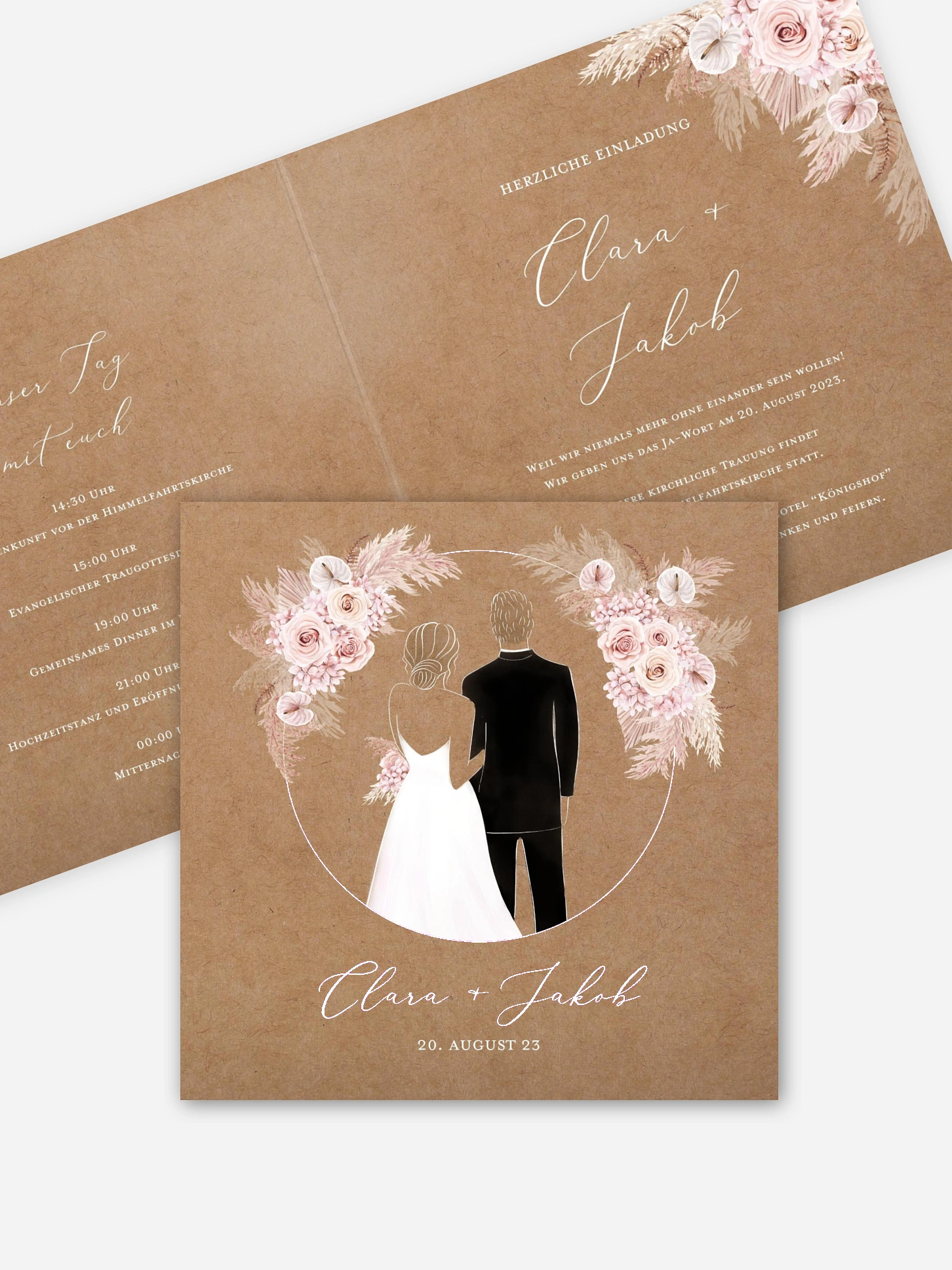 Hochzeitseinladung Bloomy Love