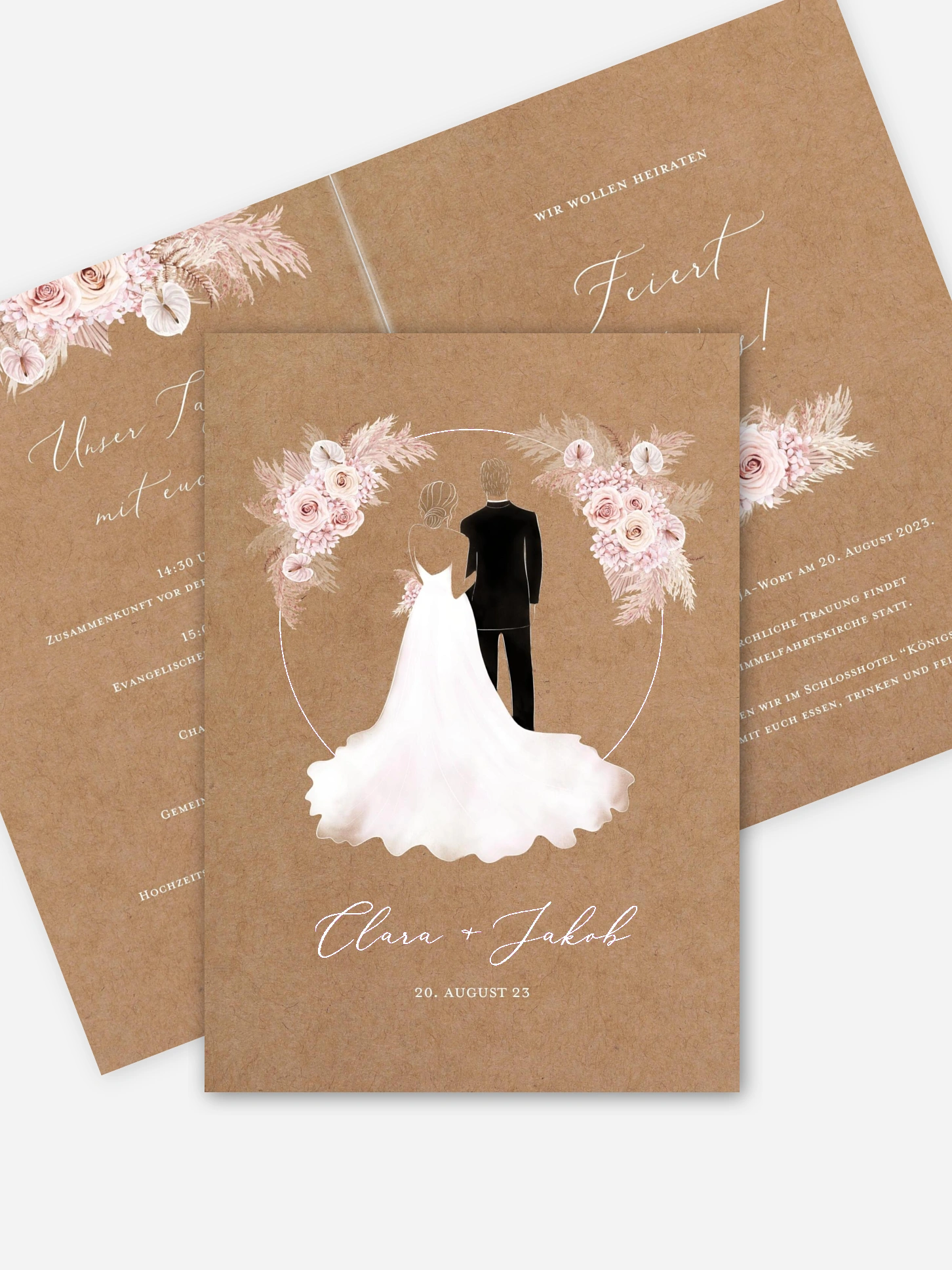 Hochzeitseinladung Bloomy Love