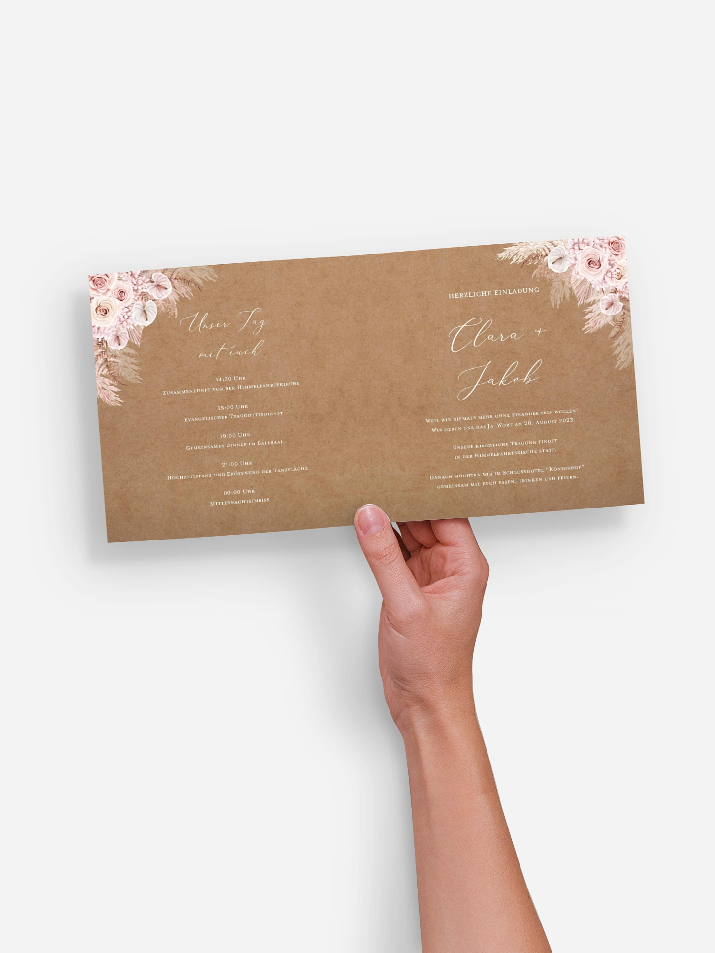Hochzeitseinladung Bloomy Love