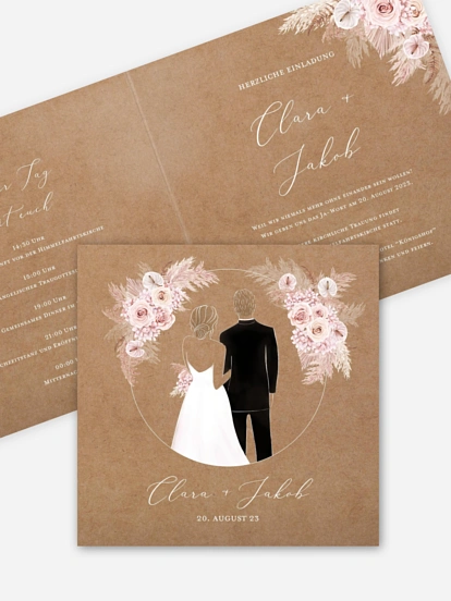 Hochzeitseinladung Bloomy Love