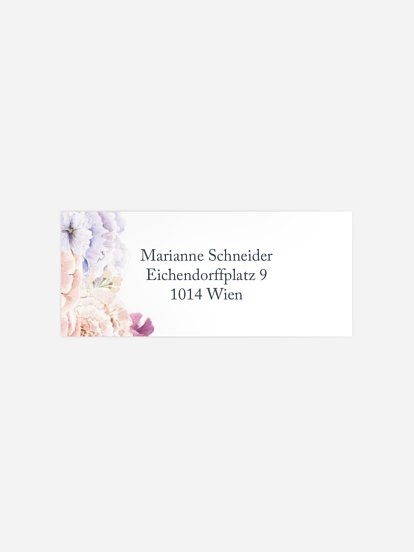 Absenderaufkleber Geburtstag Daphne