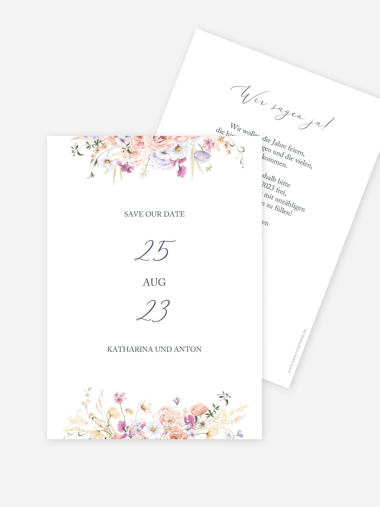 Save-the-Date Karte Daphne