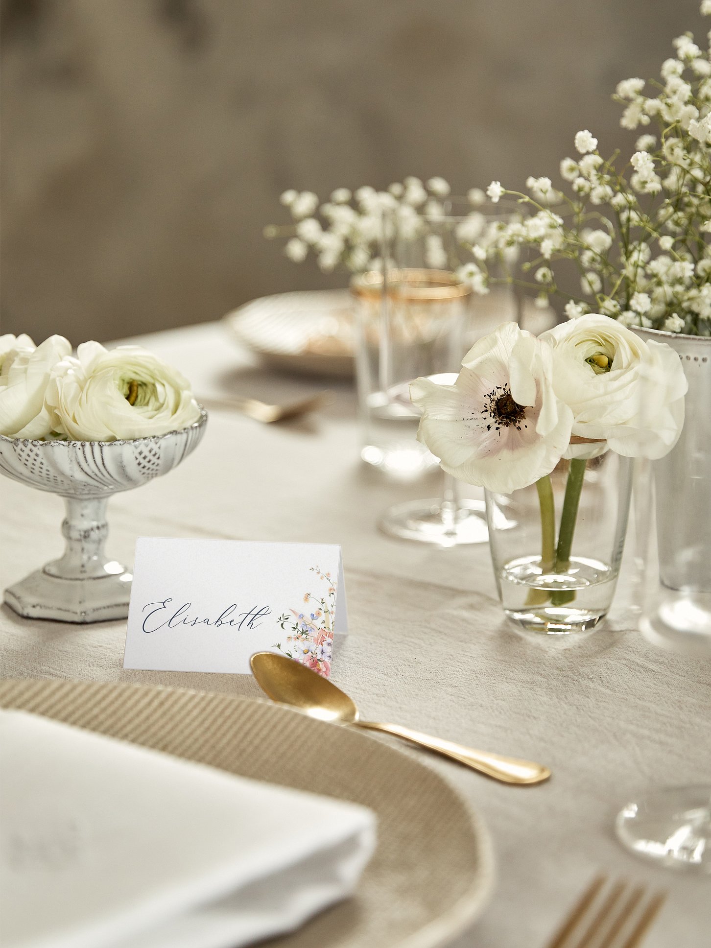 Tischkarte Hochzeit Daphne