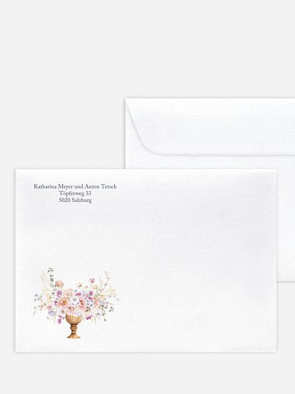 Briefumschlag mit Motiv Daphne