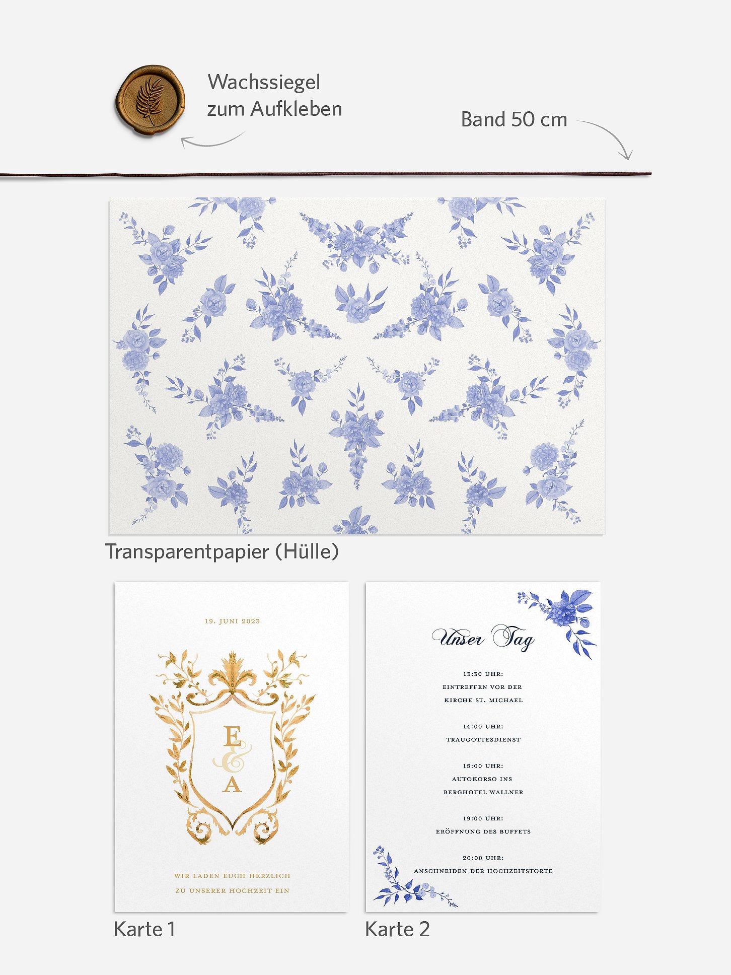 Hochzeitseinladung Kate