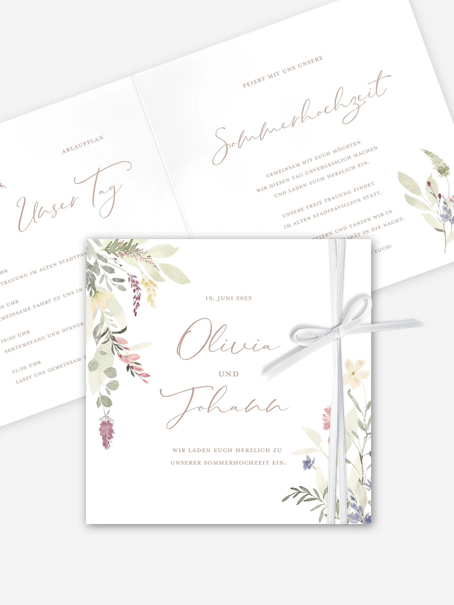 Hochzeitseinladung Wildflower Dance