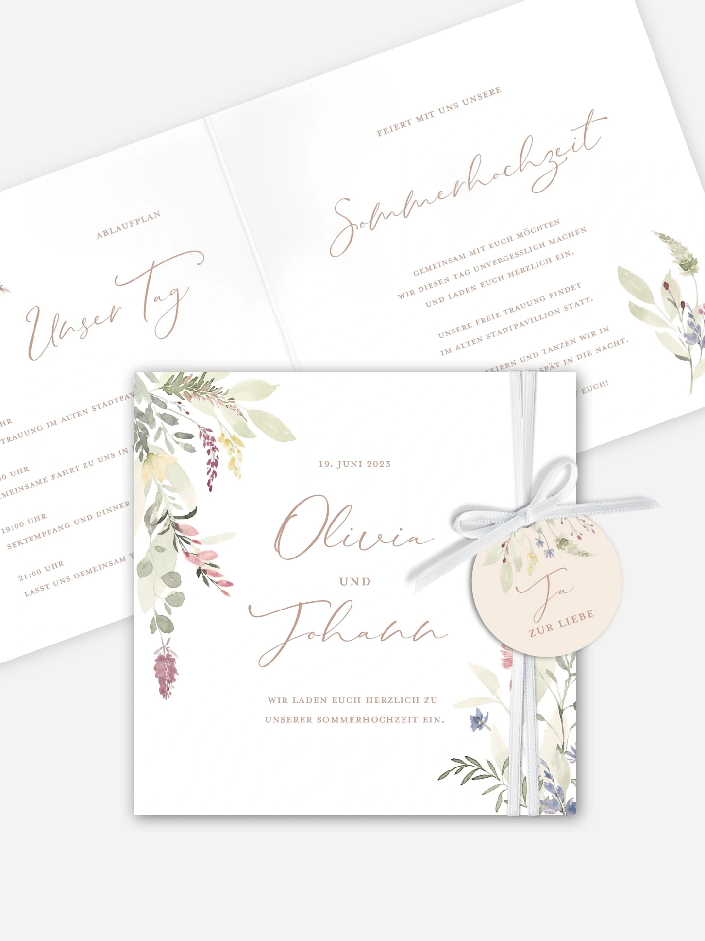 Hochzeitseinladung Wildflower Dance