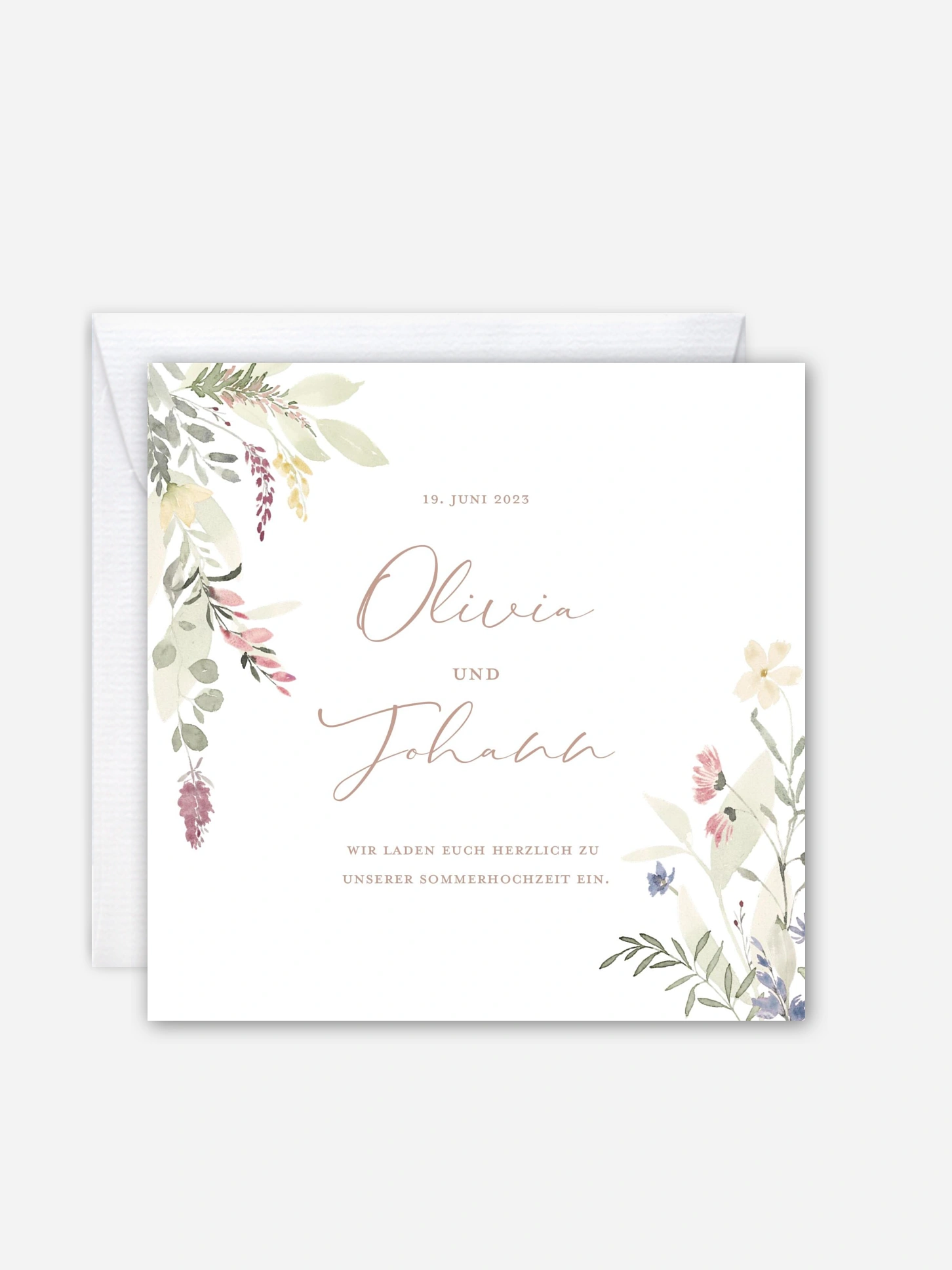 Hochzeitseinladung Wildflower Dance