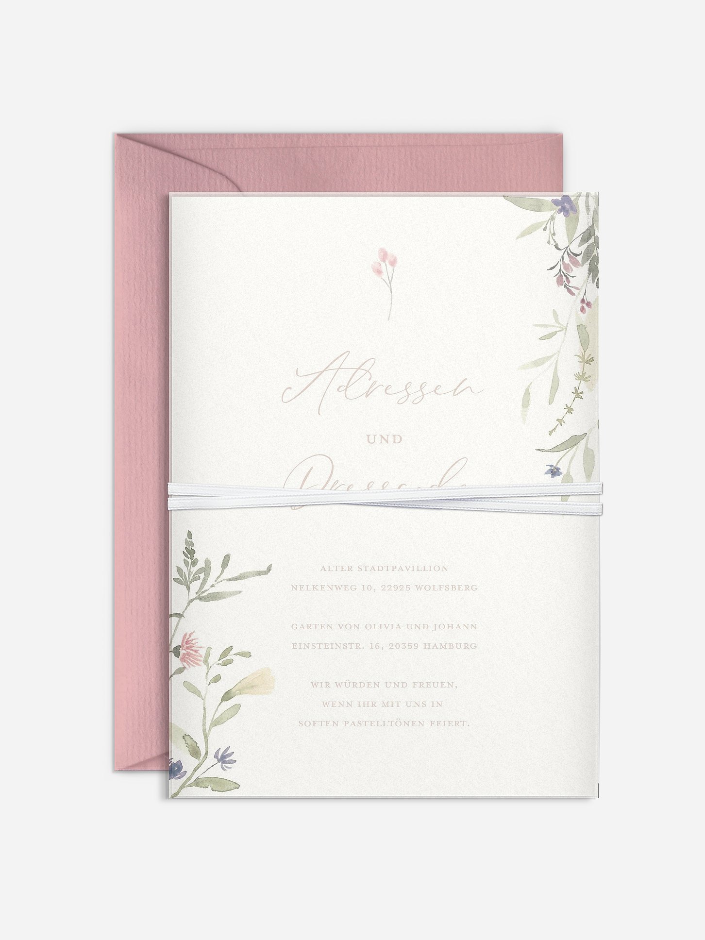Hochzeitseinladung Wildflower Dance