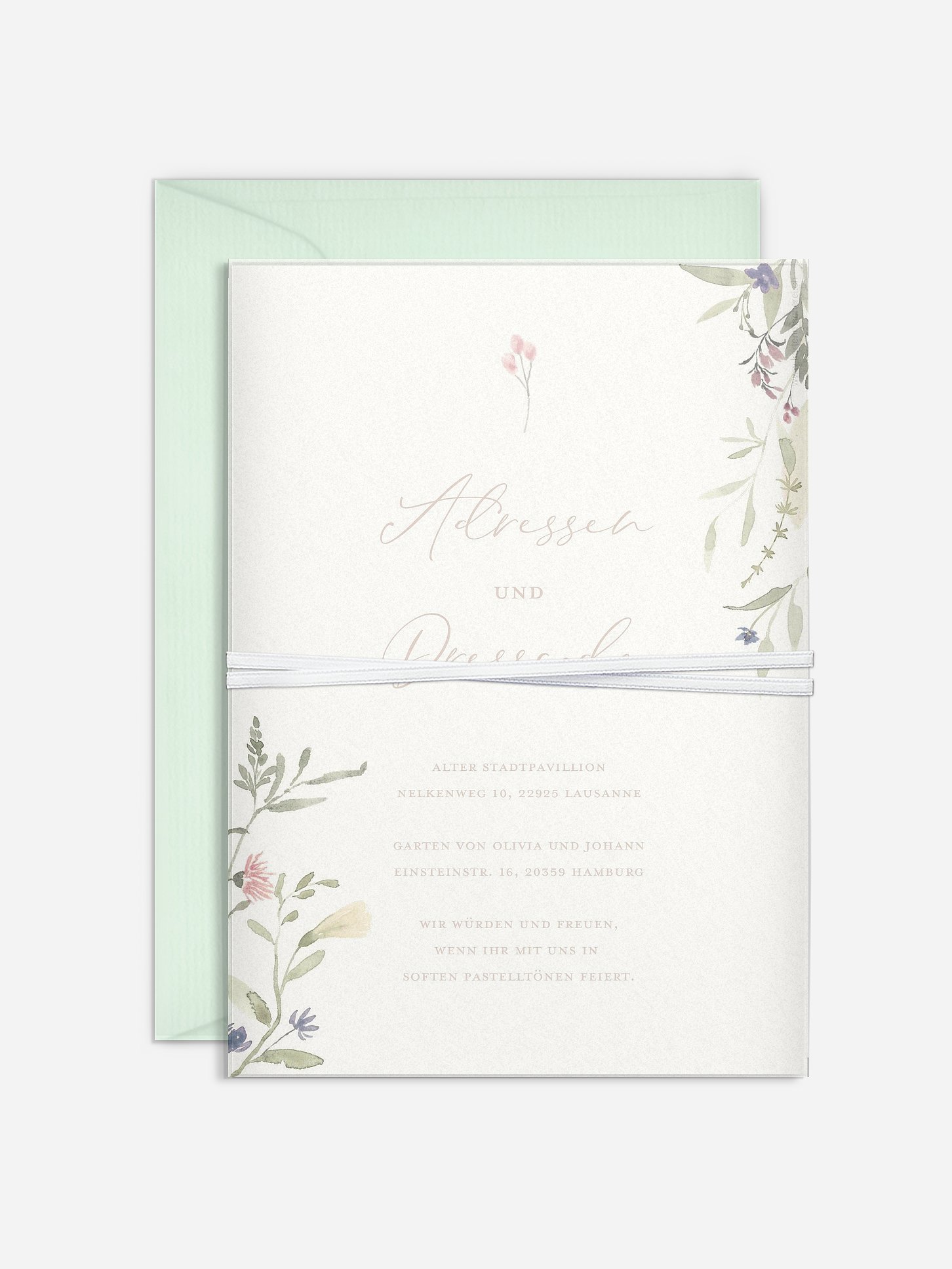 Hochzeitseinladung Wildflower Dance
