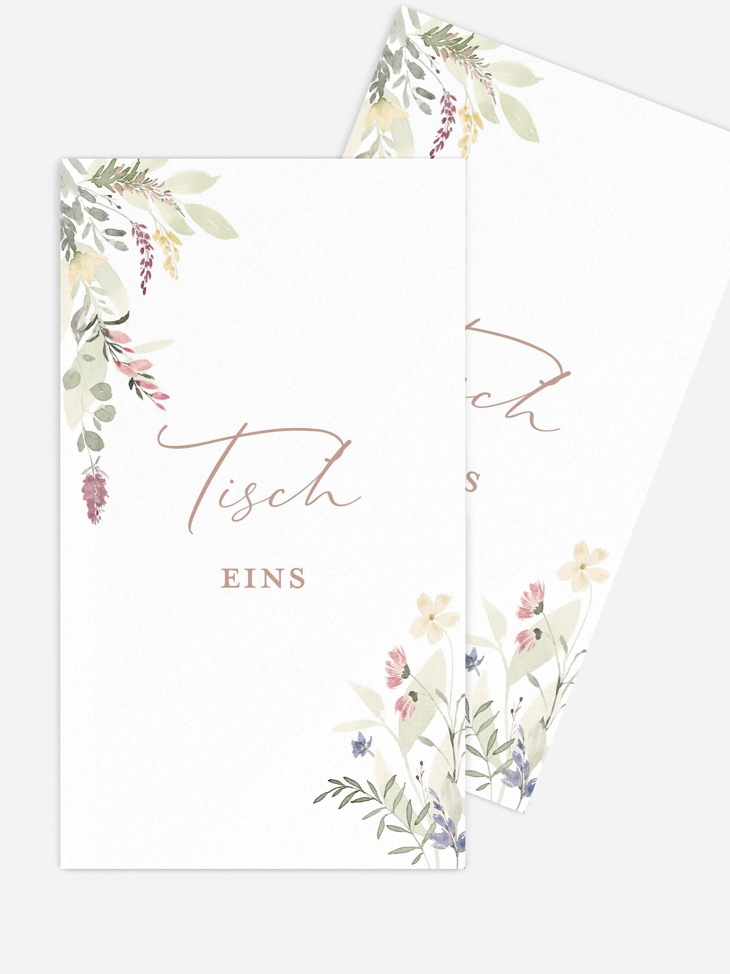Tischnummer Wildflower Dance