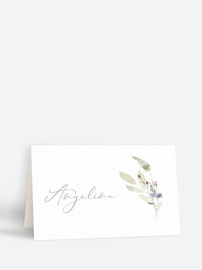 Tischkarte Hochzeit Wildflower Dance