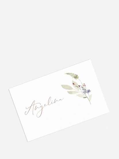 Tischkarte Hochzeit Wildflower Dance
